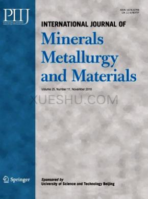 International Journal of Minerals Metallurgy and M־